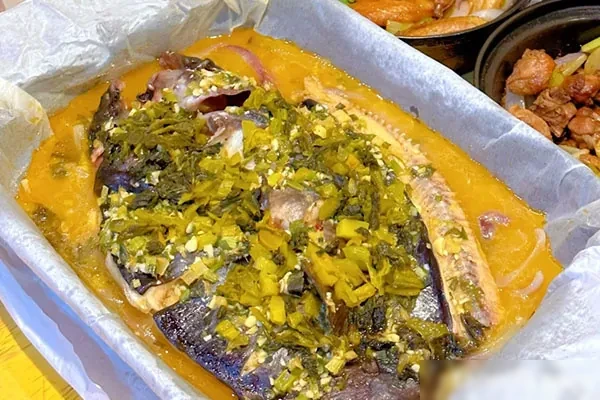 图片[1]-酸菜纸包鱼系列技术配方和视频教程-香源配方网